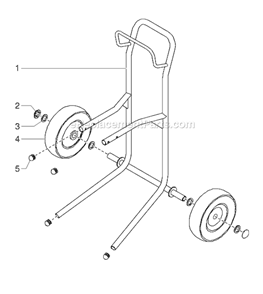 Page E Diagram and Parts List for EPX2155 0551012 SprayTECH Paint Sprayer