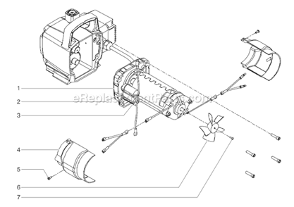 Page H Diagram and Parts List for EPX2155 0551012 SprayTECH Paint Sprayer