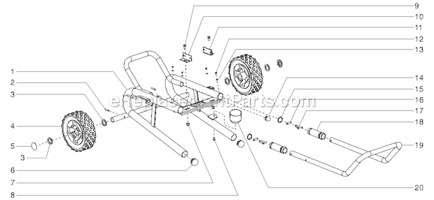 Part Location Diagram of 0507955 SprayTECH Screw
