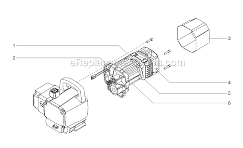 Page B Diagram and Parts List for EPX2255 0551050 SprayTECH Paint Sprayer