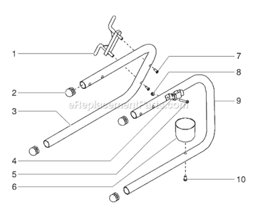 Page E Diagram and Parts List for EPX2255 0551050 SprayTECH Paint Sprayer