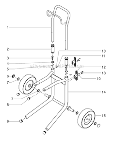 Page E Diagram and Parts List for EPX2255 0551060 SprayTECH Paint Sprayer