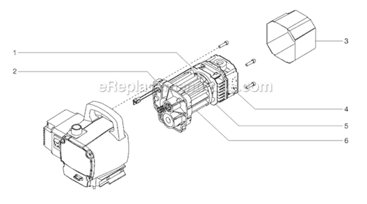 Page B Diagram and Parts List for EPX2355 0551080 SprayTECH Paint Sprayer