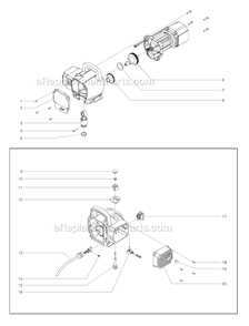 Part Location Diagram of 0551617 SprayTECH Slider Assembly