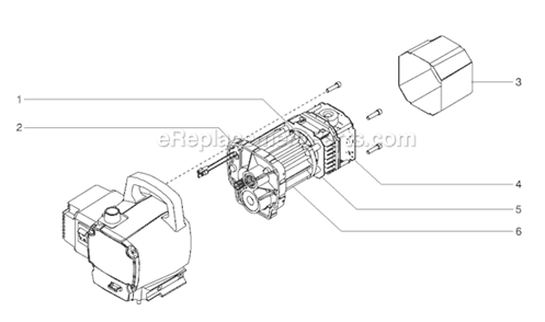 Page B Diagram and Parts List for EPX2355 0551090 SprayTECH Paint Sprayer