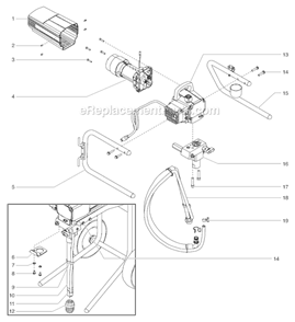 Part Location Diagram of 0508552 SprayTECH Siphon Tube