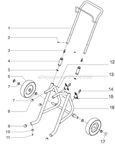 Page E Diagram and Parts List for EPX2355 0552061 SprayTECH Paint Sprayer