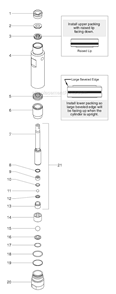 Page C Diagram and Parts List for EPX2455 0552065 SprayTECH Paint Sprayer