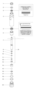 Page C Diagram and Parts List for EPX2455 0552066 SprayTECH Paint Sprayer