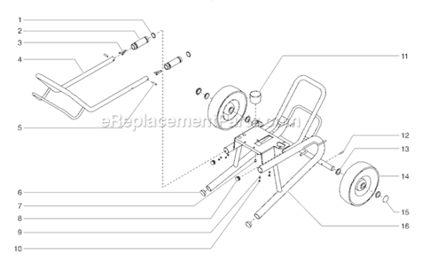 Page F Diagram and Parts List for EPX2555 0552082 SprayTECH Paint Sprayer