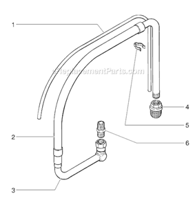 Page E Diagram and Parts List for EPX2555 0552095 SprayTECH Paint Sprayer