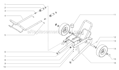 Page F Diagram and Parts List for EPX2555 0552095 SprayTECH Paint Sprayer