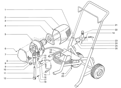 Part Location Diagram of 294609 SprayTECH FLUID HOSE