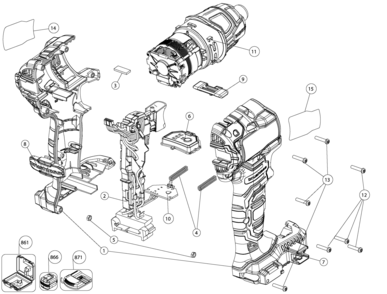 Part Location Diagram of 90556563-01 DeWALT MAGNET