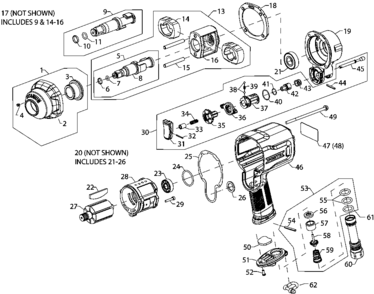 Default Diagram and Parts List for J138WP-TH Type 0 Stanley Wrench