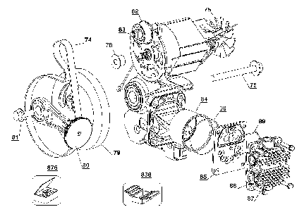 Exploded Diagram A Diagram and Parts List for FMFP12829 Type 1 Stanley Compressor