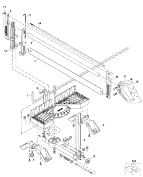 Part Location Diagram of E312-20800-2 DeWALT BLADE FOR 20-800