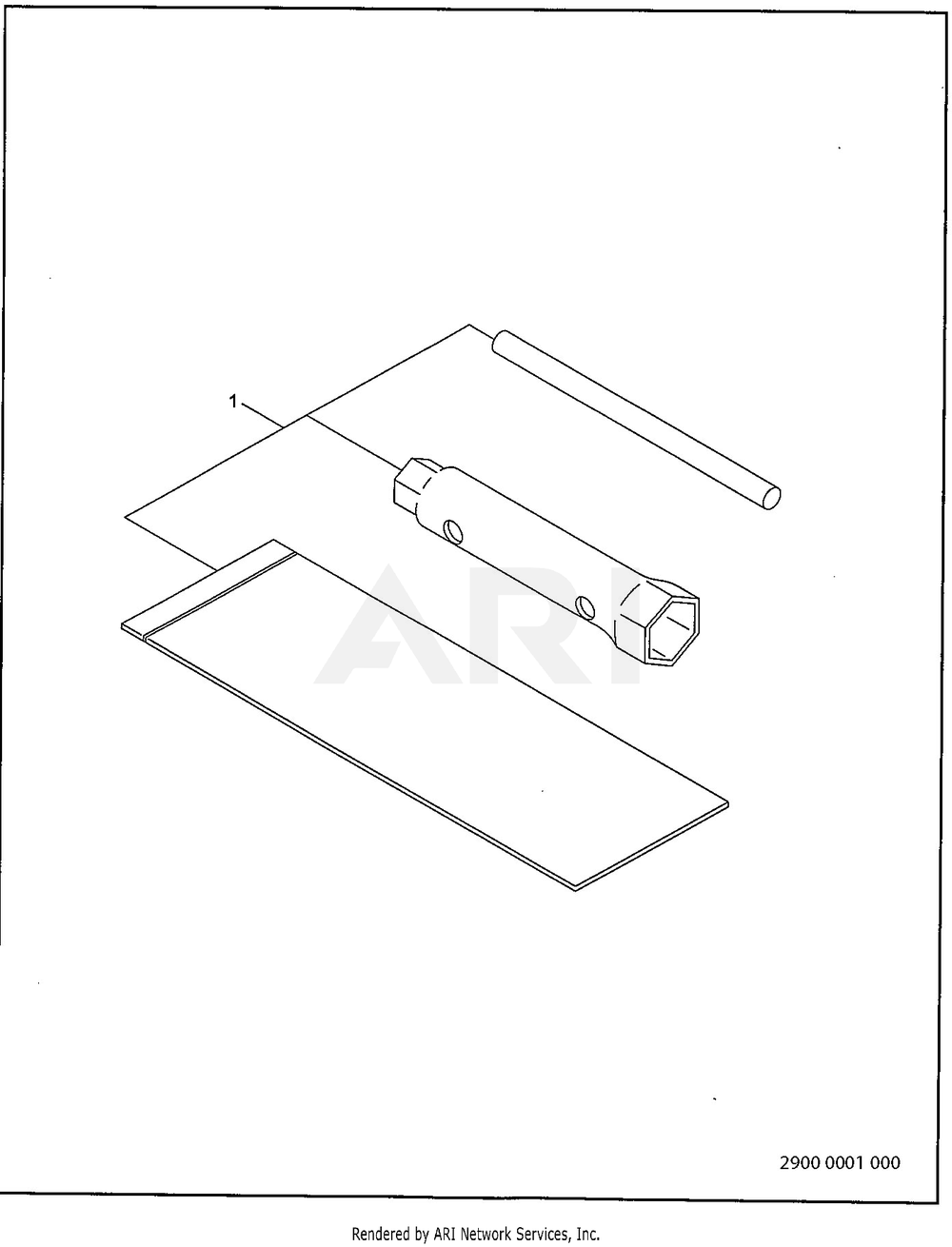 2900 Accessory Diagram and Parts List for RGV10K77010  Subaru Generator