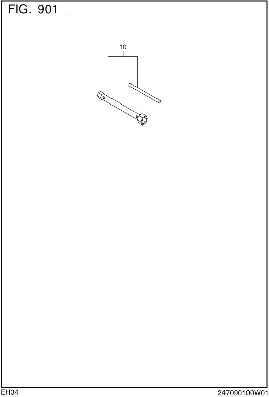 Accessories,label Diagram and Parts List for EH340B13091 EH340 Subaru Engine