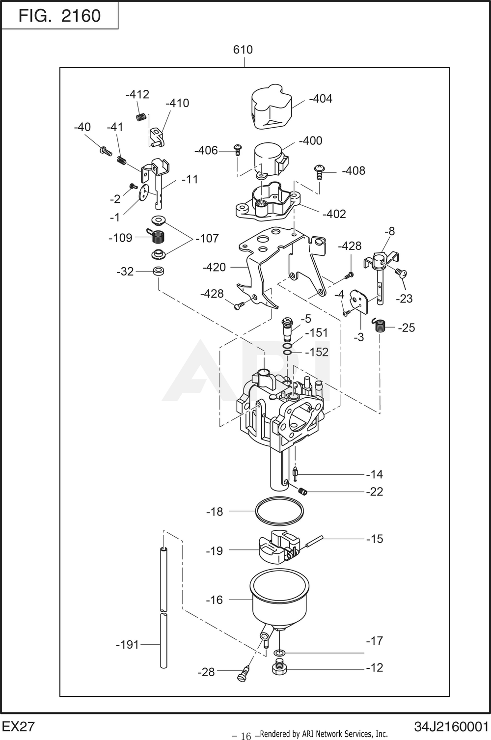 600 Fuel And Lubricant Diagram and Parts List for RAS43023510  Subaru Generator