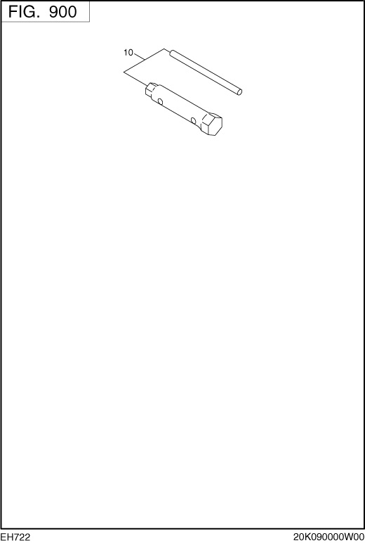 Accessories Label Group Diagram and Parts List for EH722DS0100 EH722 Subaru Engine
