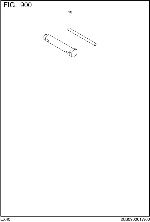 Accessories Label Diagram and Parts List for EX400DM5030 EX400 Subaru Engine