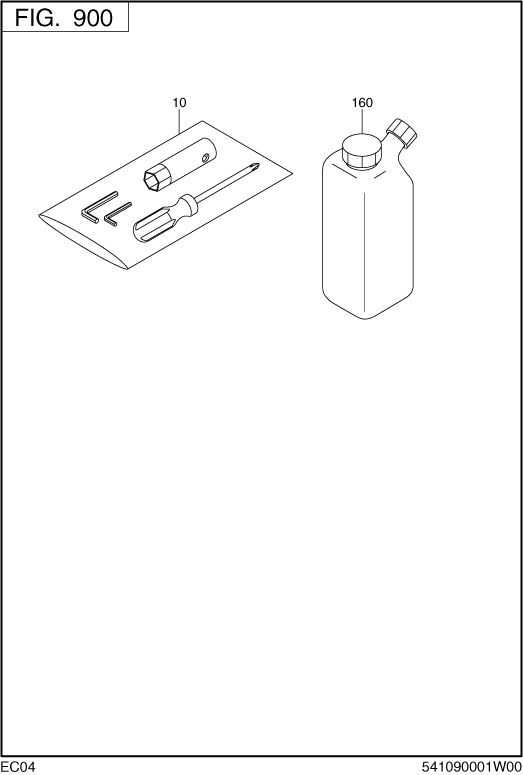 Accessories Diagram and Parts List for EC04EAX0520 EC04E Subaru Engine