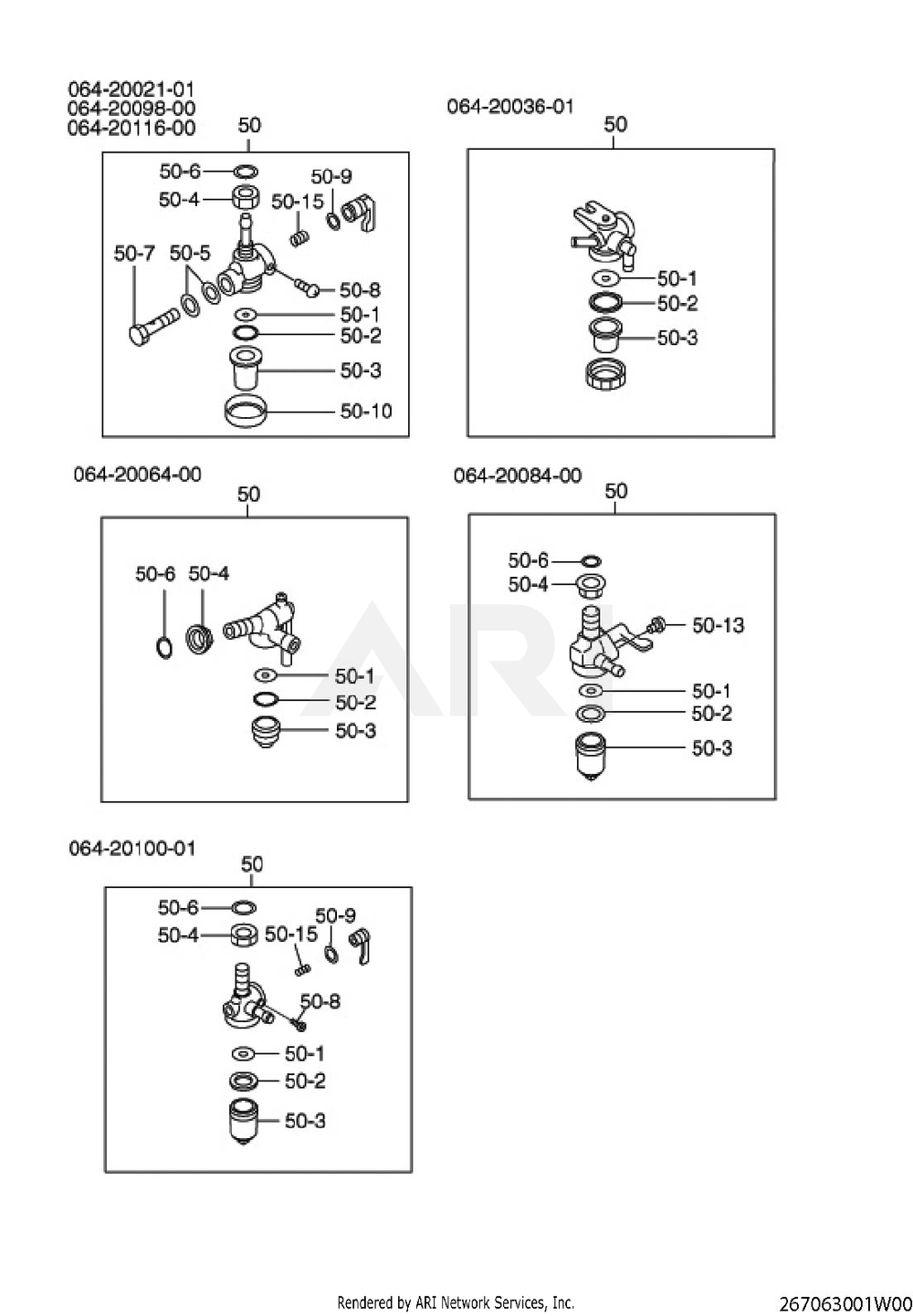 630 Fuel And Lubricant Diagram and Parts List for EH410YD1004  Subaru Engine