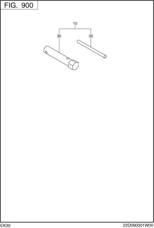 Accessories Label Group Diagram and Parts List for EK300BC7000 EK300 Subaru Engine