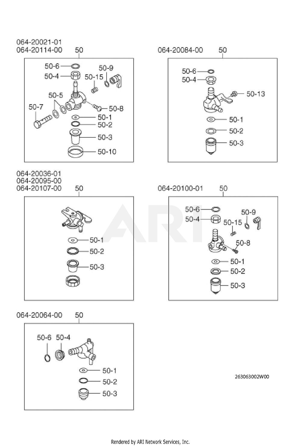 630 Fuel And Lubricant Diagram and Parts List for EH650DB2501  Subaru Engine