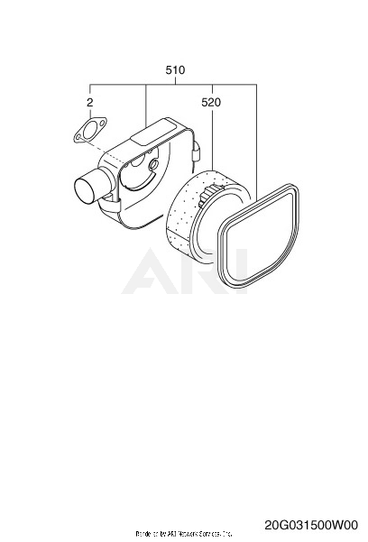 315 Intake And Exhaust Diagram and Parts List for EH092F45014  Subaru Engine