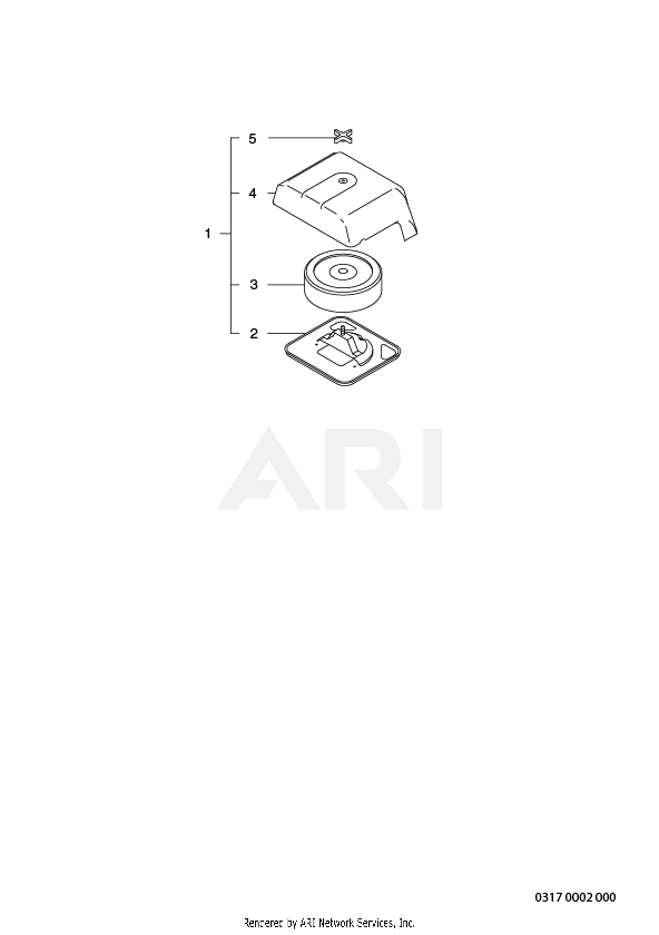 317 Intake Diagram and Parts List for EH722DSF070  Subaru Engine