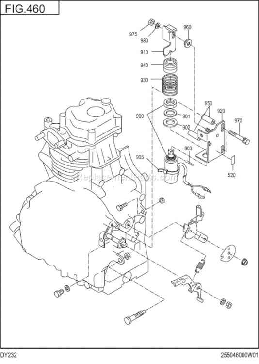 Page I Diagram and Parts List for DY232DS2820  Subaru Engine