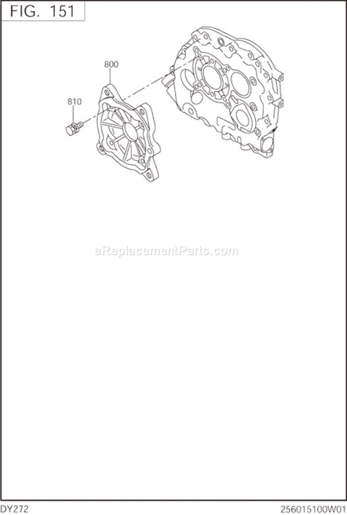 Page C Diagram and Parts List for DY272DS5080  Subaru Engine