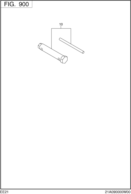 Accessories Label Diagram and Parts List for EE210DSM910 EE210 Subaru Engine