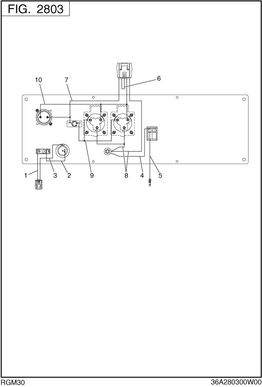 Wireharness Diagram and Parts List for RGM30018010 RGX3000 Subaru Generator