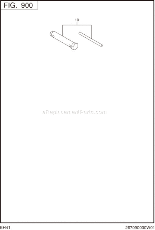 Accessories Label Diagram and Parts List for EH410D00320  Subaru Engine
