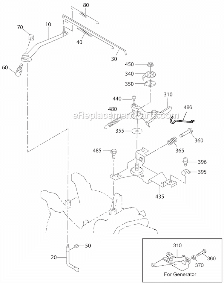 Page G Diagram and Parts List for EX210D50260  Subaru Engine