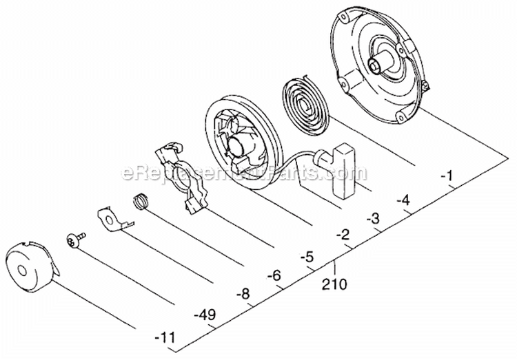 Page G Diagram and Parts List for EX210D52251  Subaru Engine