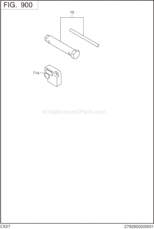 Accessories Label Diagram and Parts List for EX270D20270  Subaru Engine
