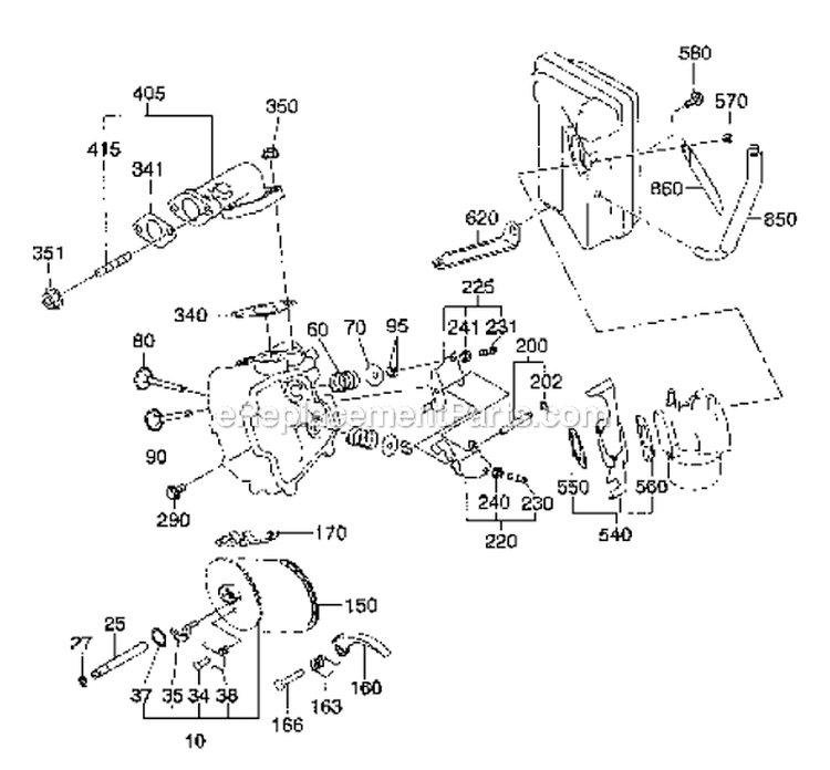 Intake_And_Exhaust_Group Diagram and Parts List for EX300D52010  Subaru Engine