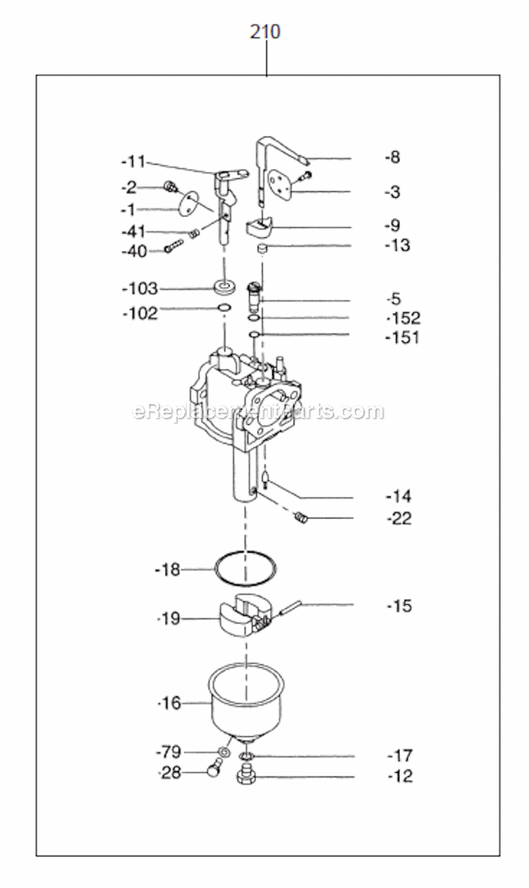 Fuel_Lubrication_Group Diagram and Parts List for EX300D52010  Subaru Engine