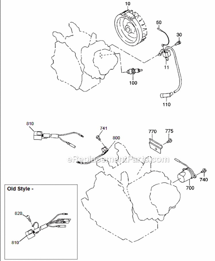 Electric_Device_Group Diagram and Parts List for EX300D52010  Subaru Engine