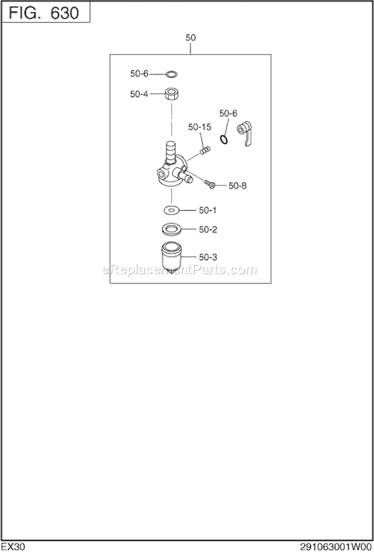 Page I Diagram and Parts List for EX300D20040  Subaru Engine