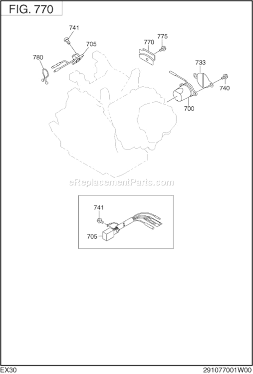 Page N Diagram and Parts List for EX300DS2022  Subaru Engine