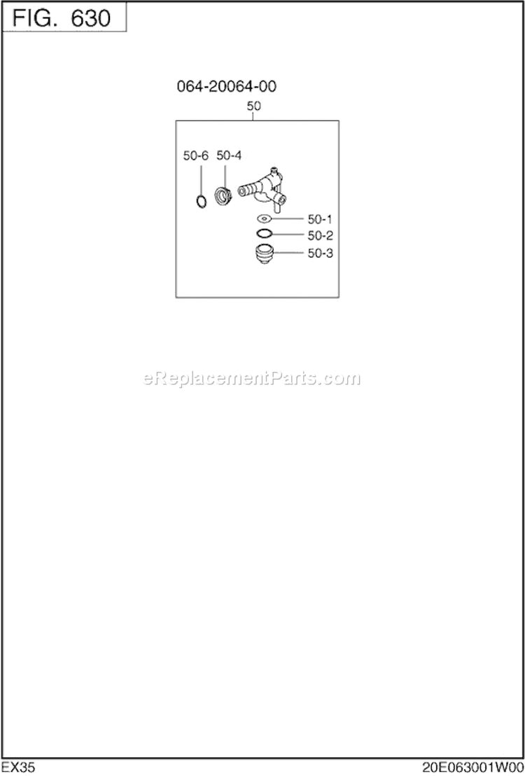 Page I Diagram and Parts List for EX350D20162  Subaru Engine