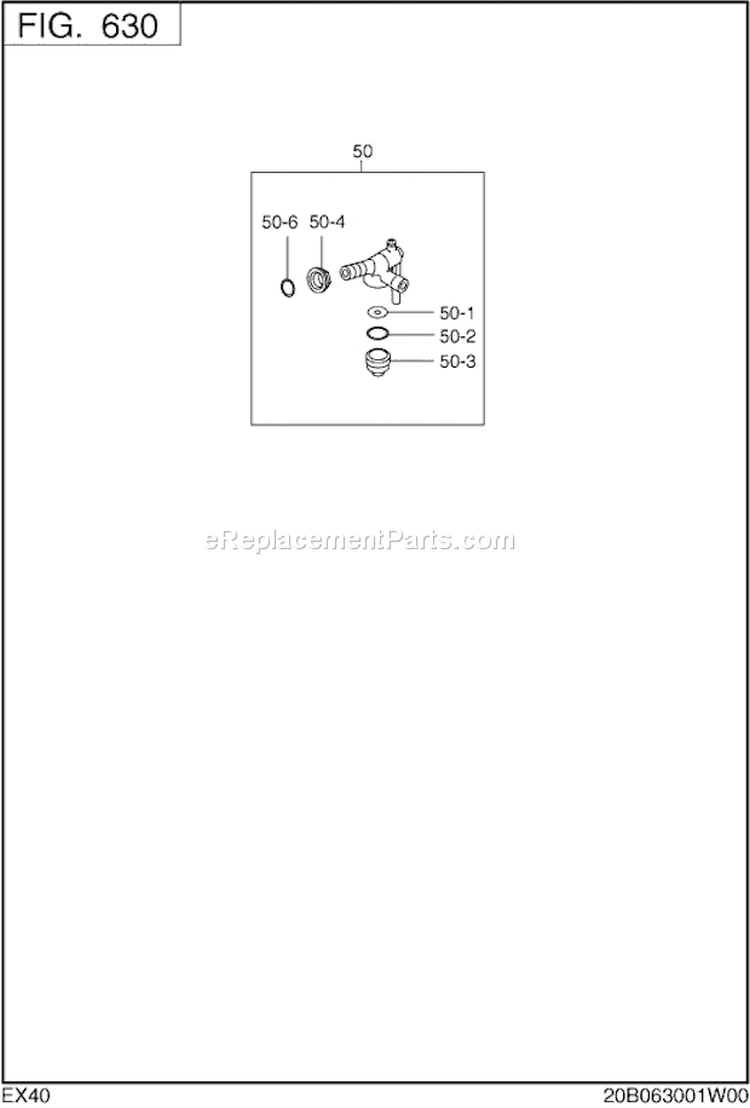Page I Diagram and Parts List for EX400DS2062  Subaru Engine
