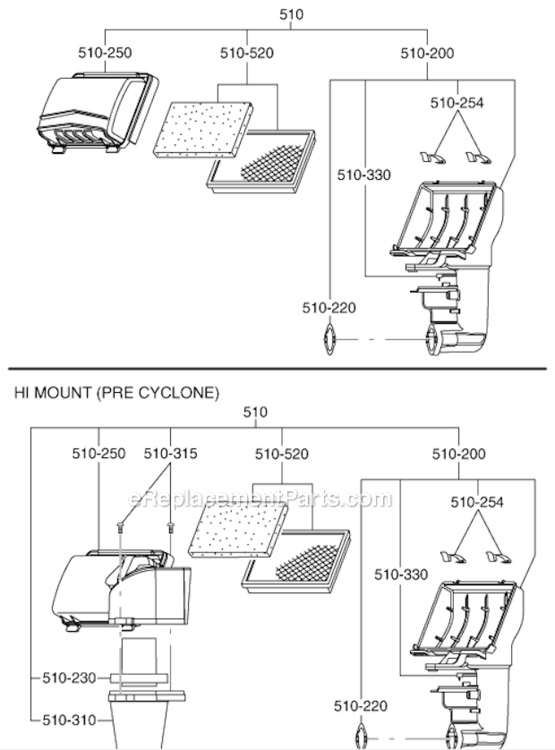 Page D Diagram and Parts List for EX400SE5041  Subaru Engine