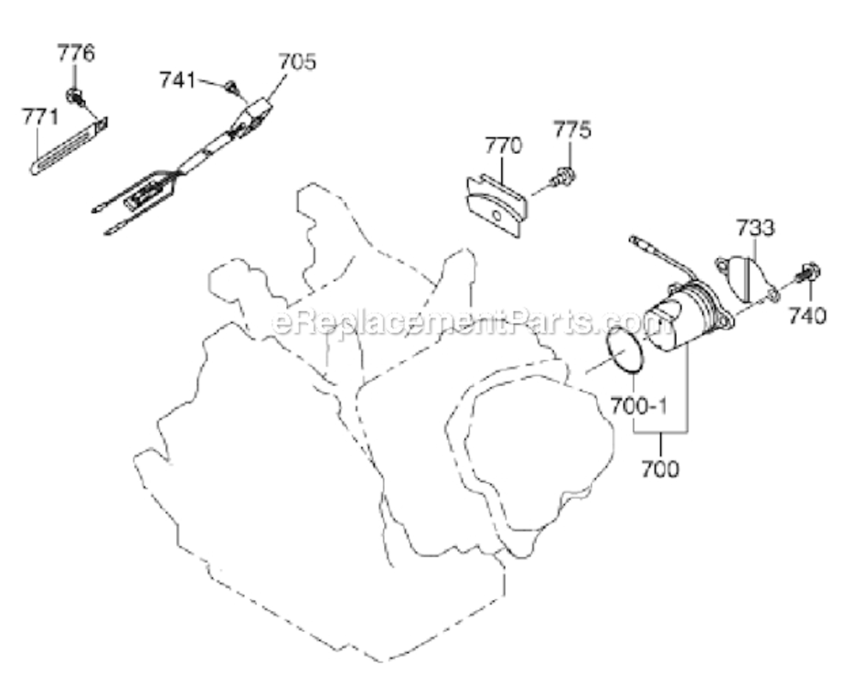 Page M Diagram and Parts List for EX400SE5221  Subaru Engine