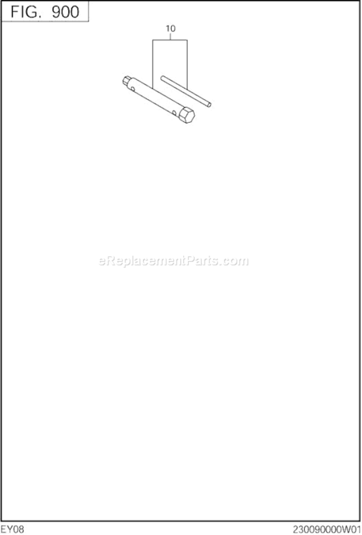 Accessories Diagram and Parts List for EY080D60110  Subaru Engine